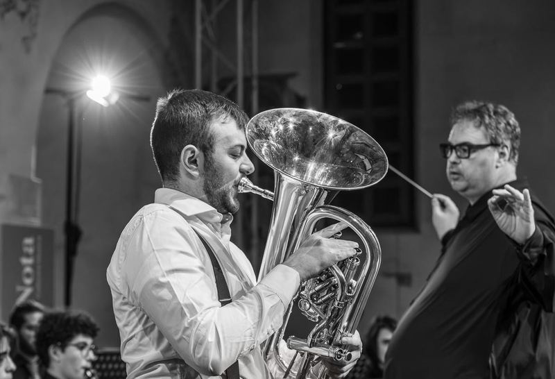 Domenico Cima in concerto con direttore