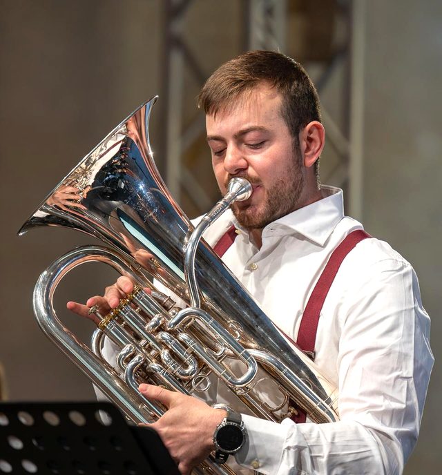 Domenico Cima all'euphonium